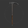 Heavy Duty Axe Hardware Tool with Sturdy Wooden Handle and Sharp Metal Head