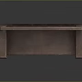 Brown Textured Sofa With Simple Design Armrests And Backrest Details