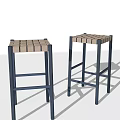 Modern Bar Stool Bar Stool High Stool 3d model