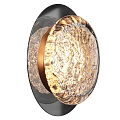 Modern Round Wall Light With Crystal Design And Warm Illuminated Decorative Effect 3d model