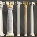 European Column Roman Column 3d model