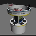 Sugon ANSYS HPC NVIDIA Experience Center Exhibition Counter With Display Screens