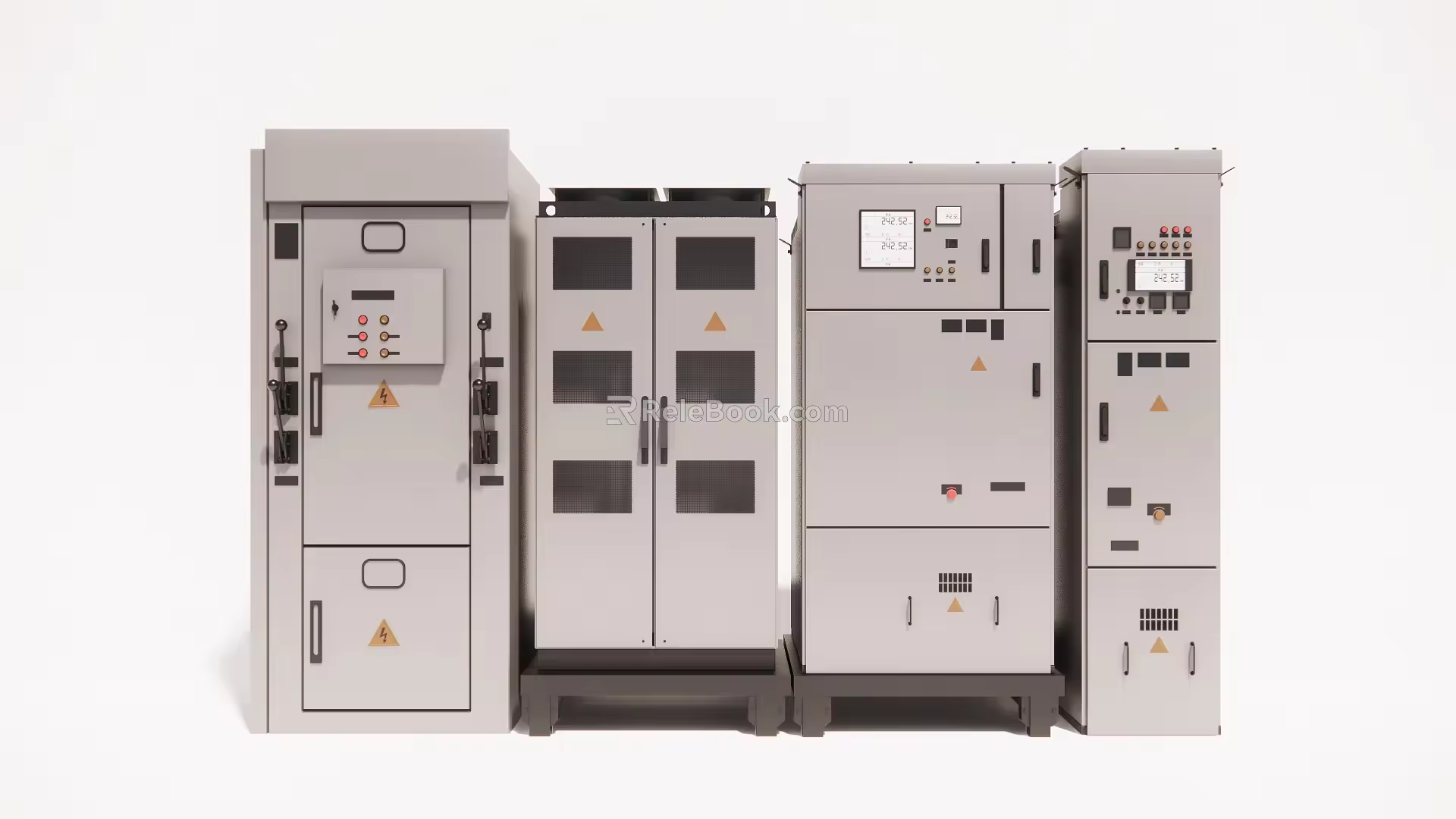 Modern distribution box power distribution box machine room cabinet 3d model