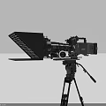 Professional High Definition Digital Video Cameras Mounted on Stable Tripods for Studio Filming
