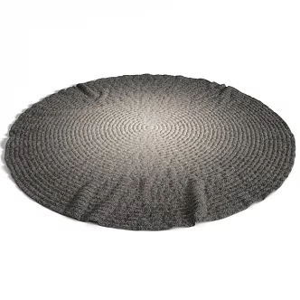 Round carpet 3d model