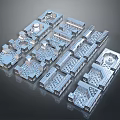 Sci-fi Items Sci-fi Components High-tech Components Sci-fi Equipment Sci-fi Scene Sci-fi Environment Game Scene 3d model