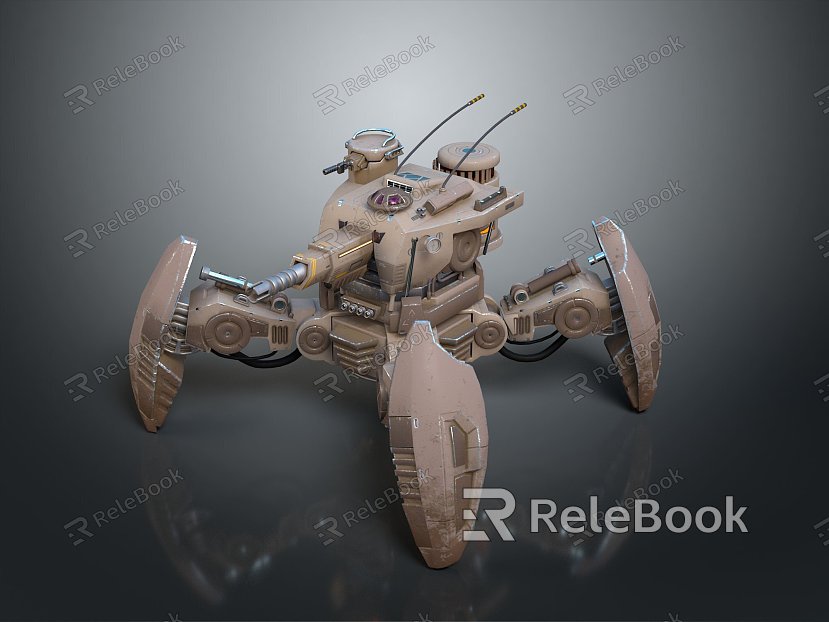 Mech tank mech insect mech spider crab machine crab mechanical crab mech crab model