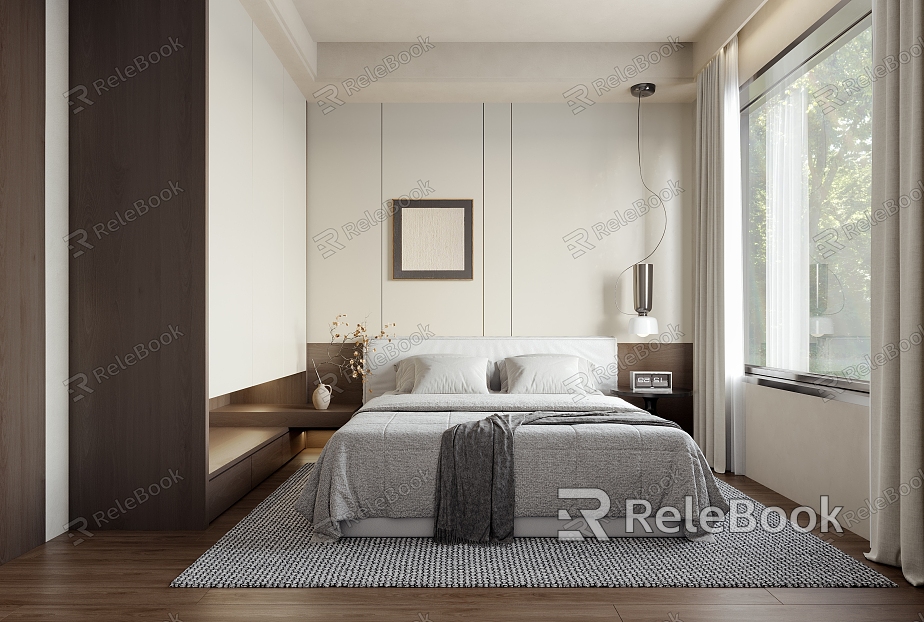 Light Luxury Italian Bedroom model