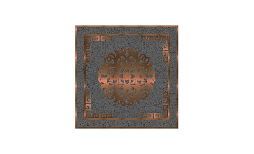 New Chinese-style Floor Tile Ground Paving 3d model