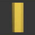 Gold Bar Decorative Ornament With Shiny Golden Textured Surface On Black Reflective Background