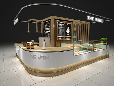 Modern Sweet Shop 3d model