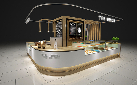 Modern Sweet Shop 3d model