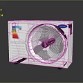Skyworth White Computer Device with Digital Display Circular Fan Grille and Efficient Cooling