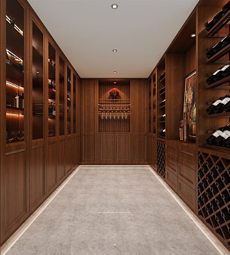 Modern Wine Cellar 3d model