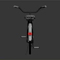 Vintage Bicycle With Black Body Silver Fenders And Classic Design