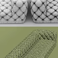 Postmodern Baxter Multiplayer Sofa 3d model