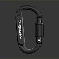 Durable Black Wesco Carabiner Utility Tool For Outdoor And Daily Use