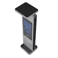 Public Facility Interactive Touch Screen Device With Data Display Interface