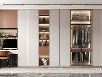 Modern wardrobe 3d model