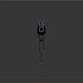 Modern Submachine Gun with Metallic Body Barrel Magazine and Tactical Grip Design
