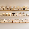 Quiet West Elm Table Lamp 3d model
