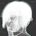 Game and Movie Character 3D Model with Brown Layered Hairstyle and Detailed Design