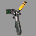 Practical Household Power Tool Featuring Metal Body Green Grip And Yellow Drilling Components