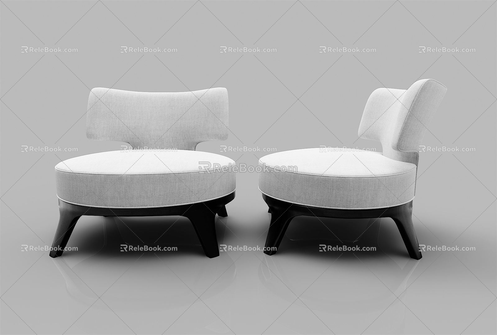 modern sofa chair sofa 3d model