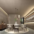 Hotel Lobby Interior Design With Beamed Ceiling Pendant Lights Reception Desk And Wooden Staircase