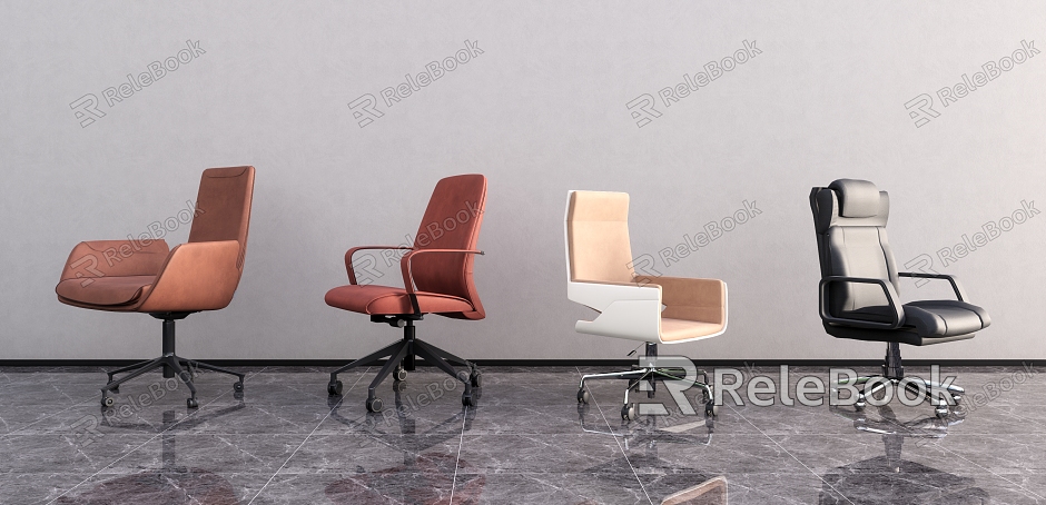 Modern office chair model