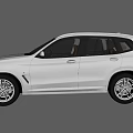 Silver BMW SUV With Modern Exterior Design And Sporty Alloy Wheels