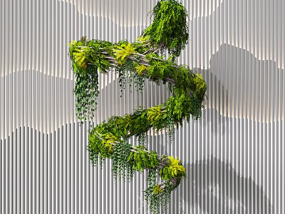Modern Sculpture Vine Sculpture Ornaments 3d model