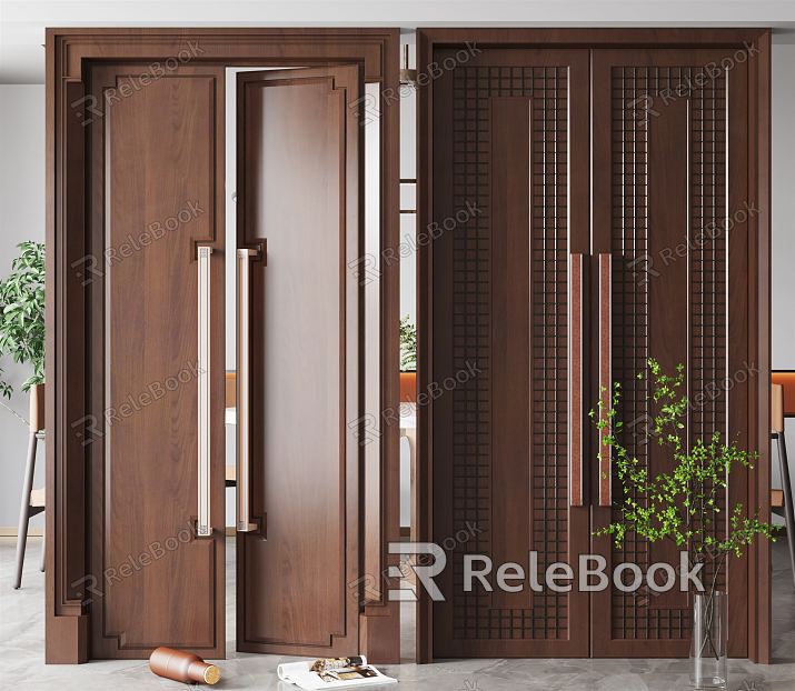 New Chinese Double Door model