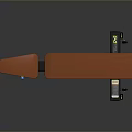 Adjustable Dumbbell Bench With Orange Seat And Black Frame For Home Fitness Training