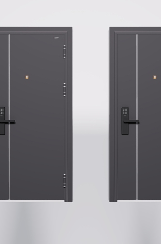 Entry door single door combination CR VR 3d model