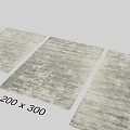 Modern Square Rug With Various Size Options For Home Living Areas
