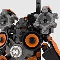 LEGO toy building blocks mechanical warrior mech warrior battle robot 3d model