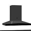 AUX White Range Hood With Black Control Panel For Modern Kitchen Appliance