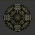 Medieval Shield Ancient Shield Defensive Weapon Ancient Shield Iron Shield Protective Shield Wooden Shield 3d model
