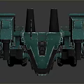 Green Armored Robot Game Movie Character With Mechanical Design And Futuristic Look