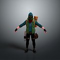 Wanderer Wanderer Characters Game Characters Game Characters Realistic Characters Cartoon Characters 3d model