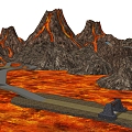 Volcano 3d model