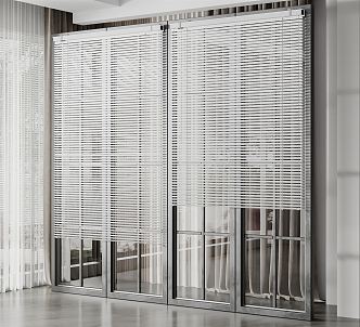 Modern venetian blinds 3d model