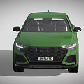 Green Audi SUV With UK Plate And Sporty Exterior Design