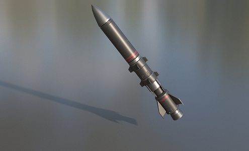 Missile Cannon Torpedo Bomb Cruise Missile Science Fiction Missile Science Fiction Torpedo Missile Simple Model Missile Low Model Low Face Missile Game Missile 3d model