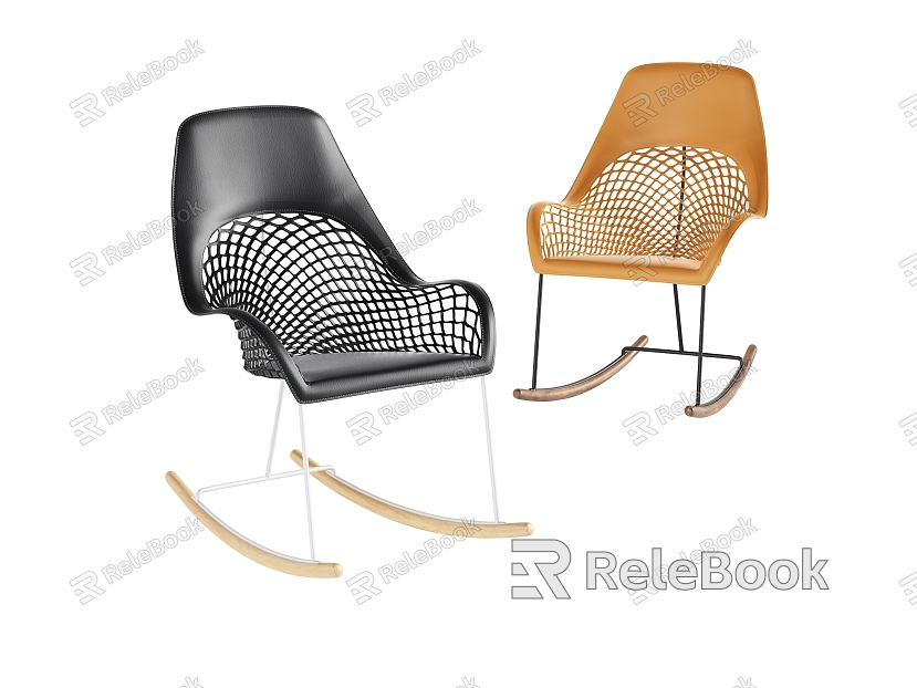 Simple fashion atmosphere rocking chair combination model