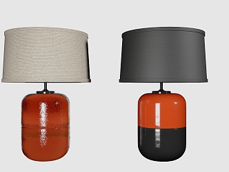 Modern table lamp simple 3d model