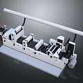 Automatic Industrial Roll Processing Machine With Precision Rollers And Control Panel