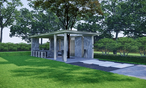 Modern Pavilion 3d model