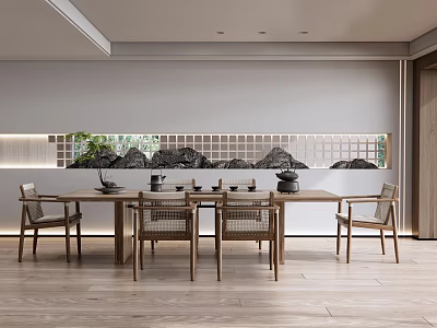 New Chinese Tea Room 3d model